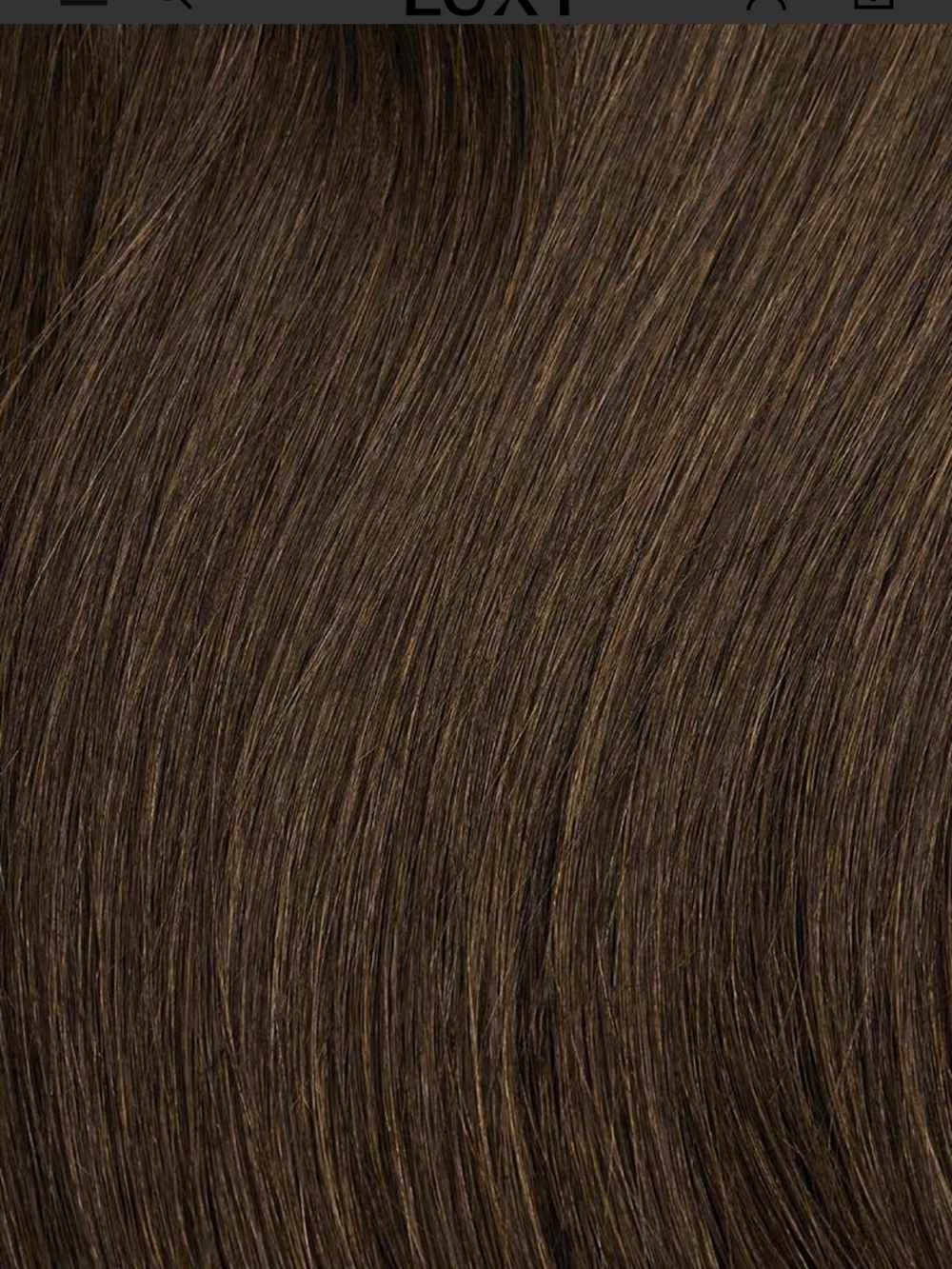 [USED ONCE] Luxy Hair 24 inch Clip in Extensions in Medium Natural Brown
